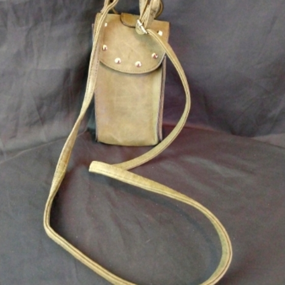 American Eagle Green Small Crossbody Purse - Picture 1 of 10